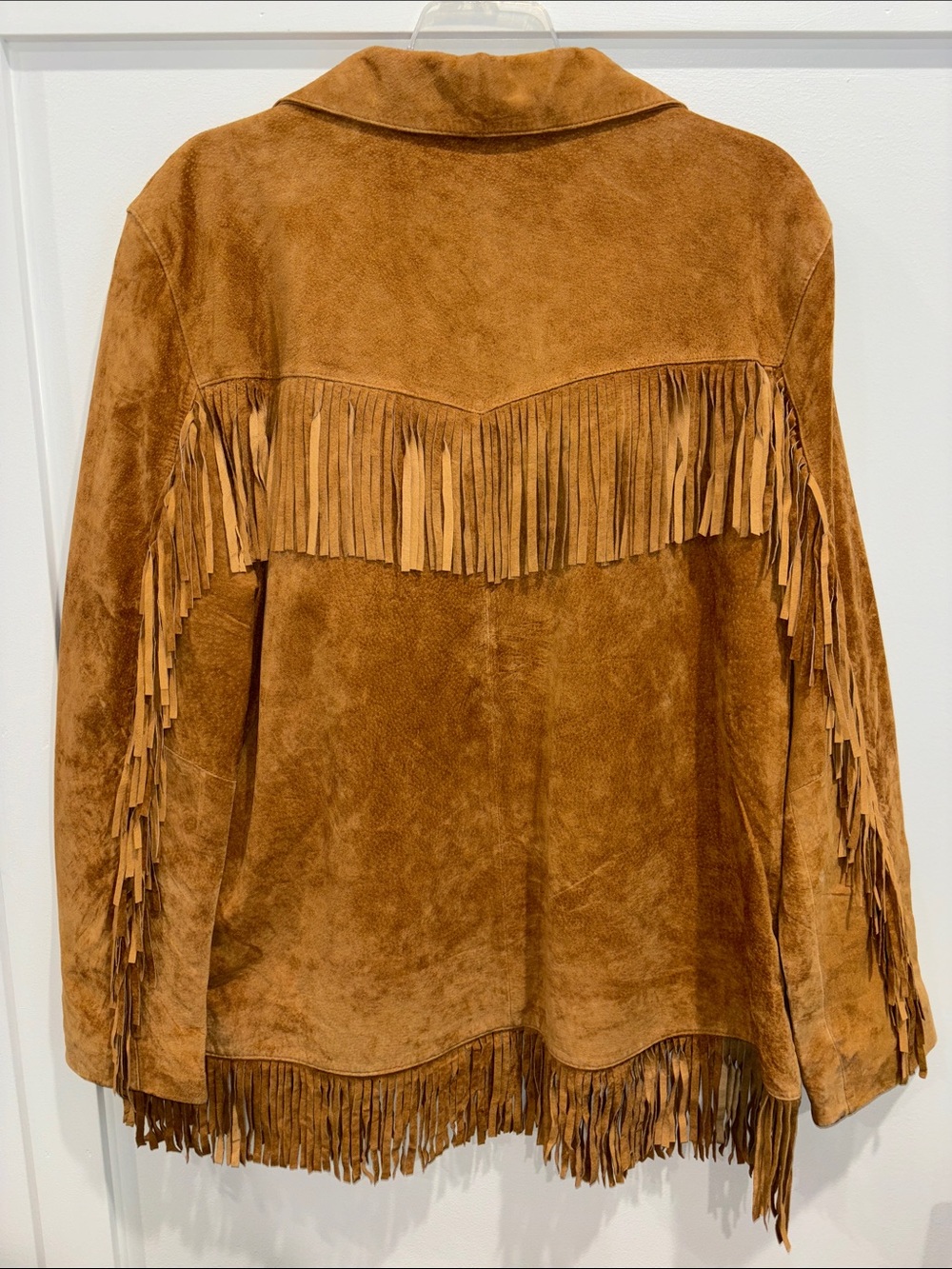 Marlboro Brown Suede Fringed Jacket - Picture 7 of 8